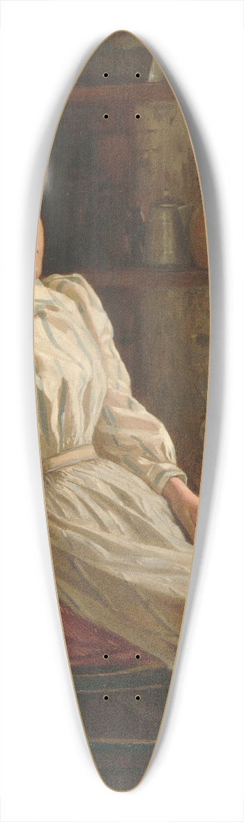 John George Brown - Meditation 39.3 inch art pintail longboard deck