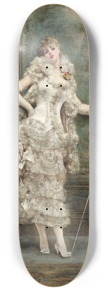 Georges Jules Victor Clairin - Frou Frou 8.25 inch art skate deck