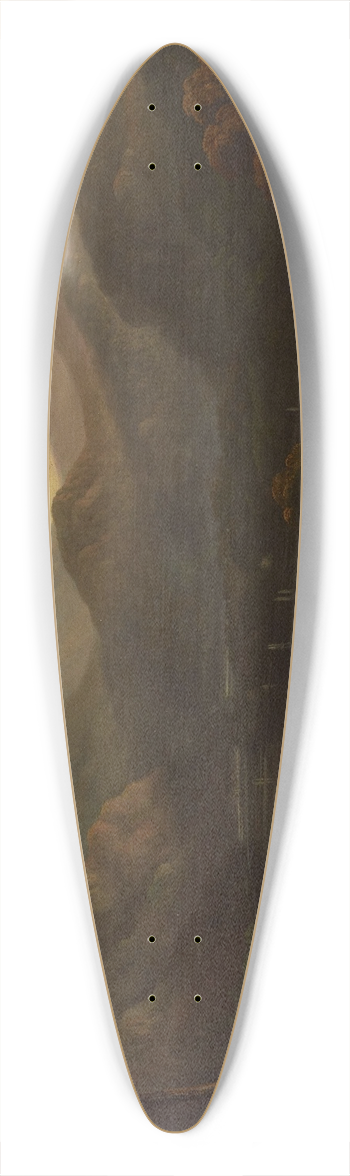 John Glover - Landscape view in Cumberland 39.3 inch art pintail longboard deck