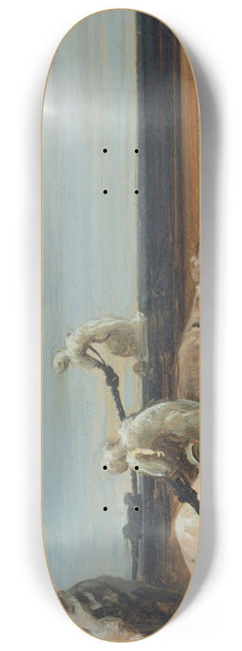 Georges Jules Victor Clairin - La gondole 8.25 inch art skate deck