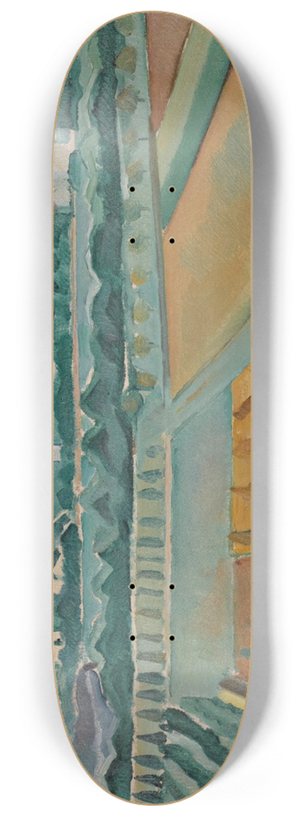 Georges Kars - Landscape In Southern France 8.25 inch art skate deck