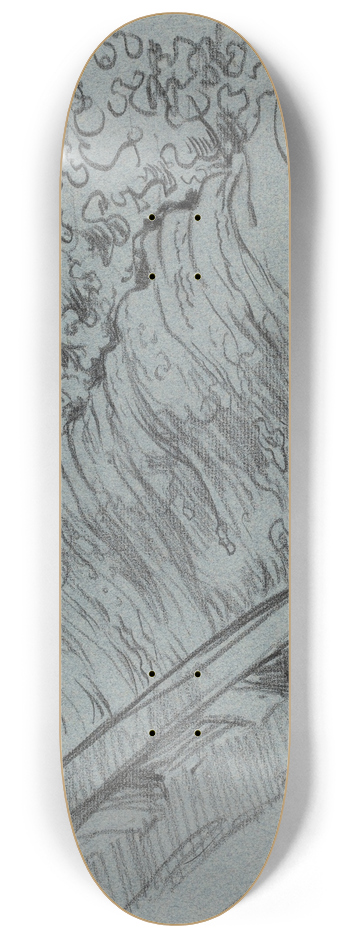 Georges Lacombe - The Sea Off the Edge of a Boat,Brittany 8.25 inch art skate deck