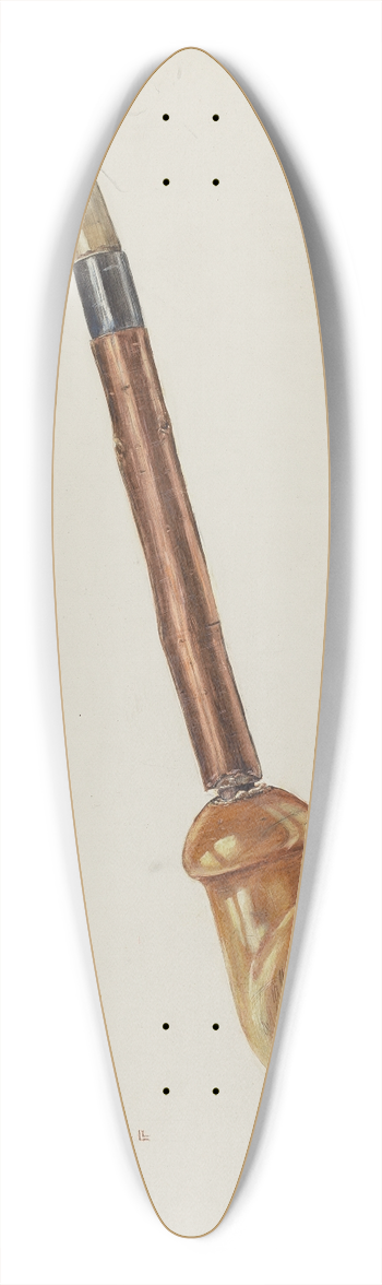 John Hall - Pipe 39.3 inch art pintail longboard deck
