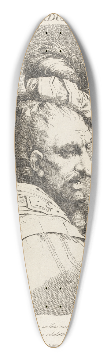 John Hamilton Mortimer - Bardolph, from Henry IV, Act II, Scene 9 39.3 inch art pintail longboard deck