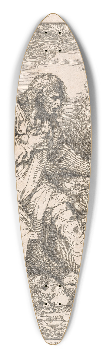 John Hamilton Mortimer - Salvator Rosa 39.3 inch art pintail longboard deck