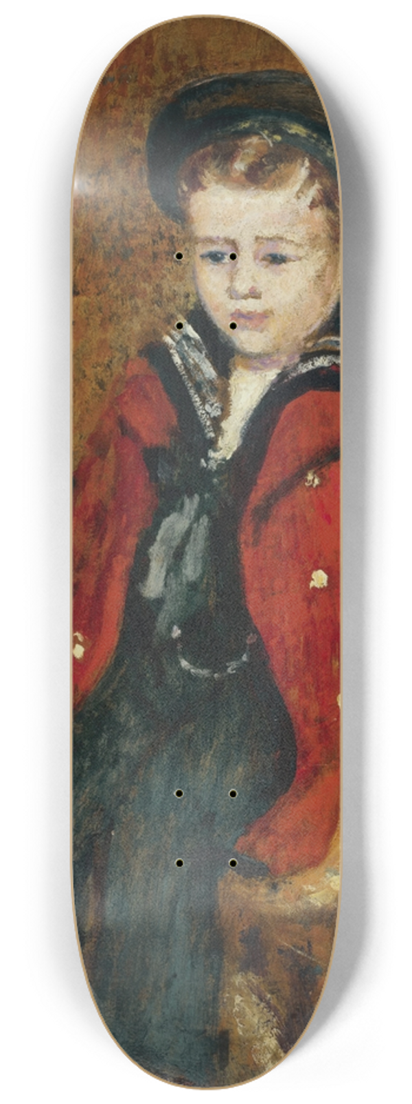 Georges Lemmen - Portrait dun jeune garon 8.25 inch art skate deck