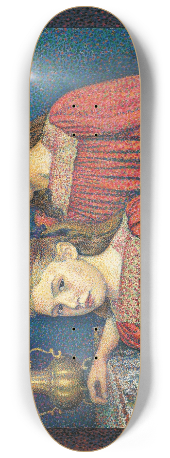 Georges Lemmen - The Two Sisters or The Serruys Sisters 8.25 inch art skate deck