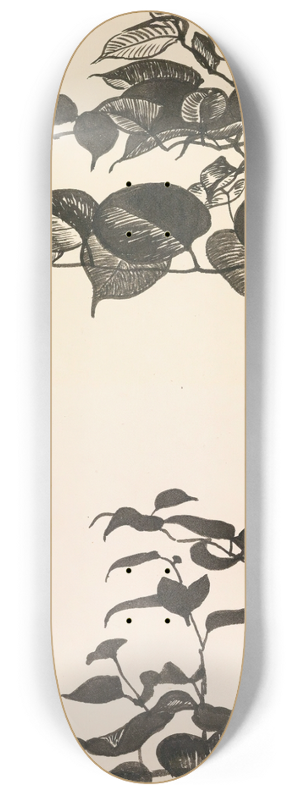 Georges Lemmen - tude De Feuillages Stylis 8.25 inch art skate deck