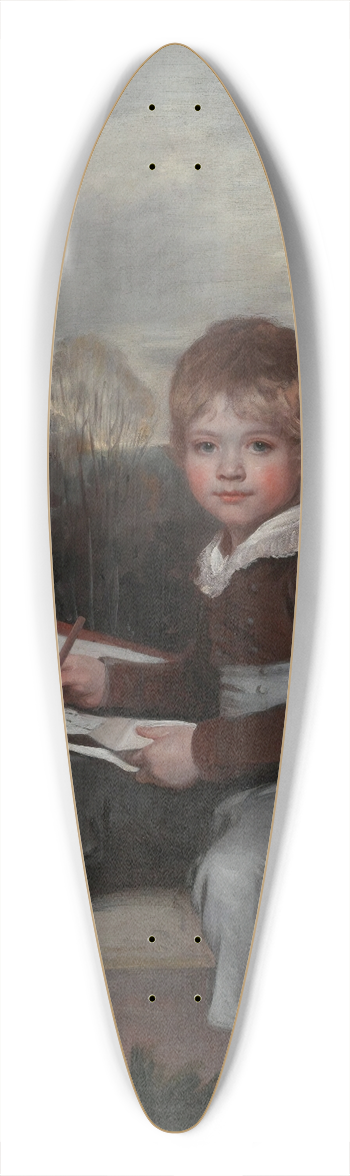 John Hoppner - The Bowden Children 39.3 inch art pintail longboard deck