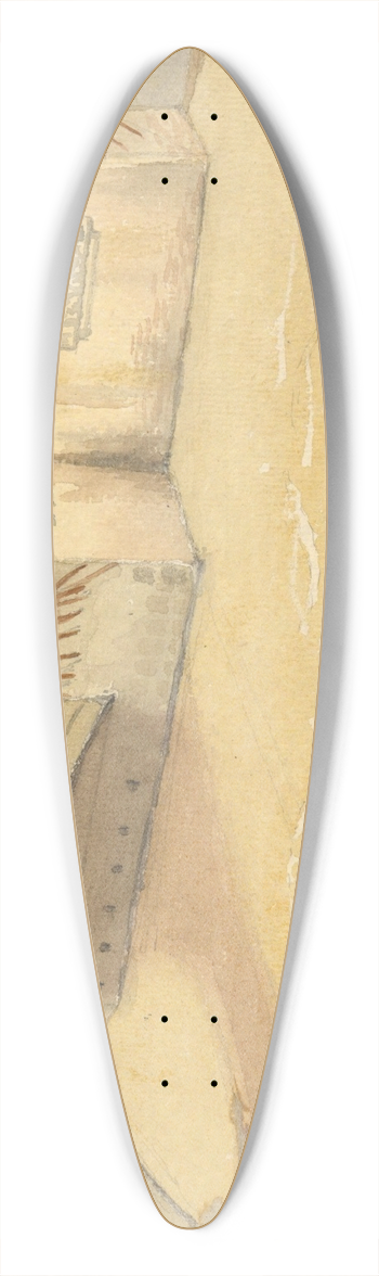 John Ireland Howe Downes - The PonteVecchio 39.3 inch art pintail longboard deck