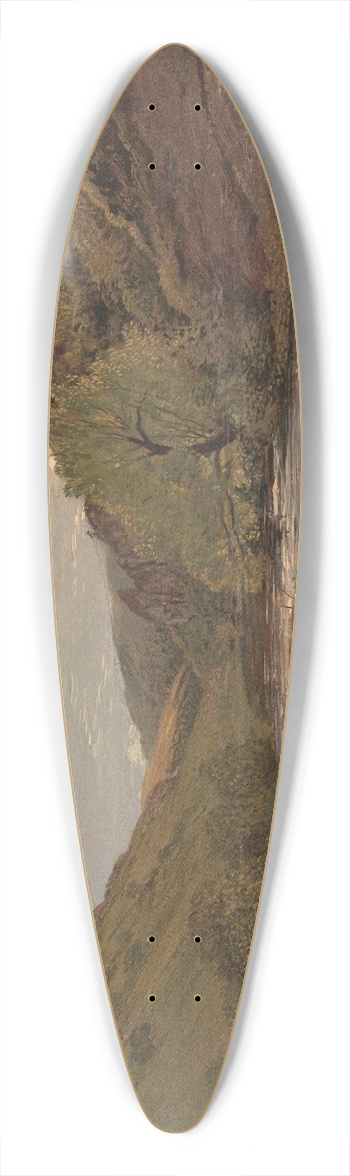 John Linnell - In Dovedale 39.3 inch art pintail longboard deck