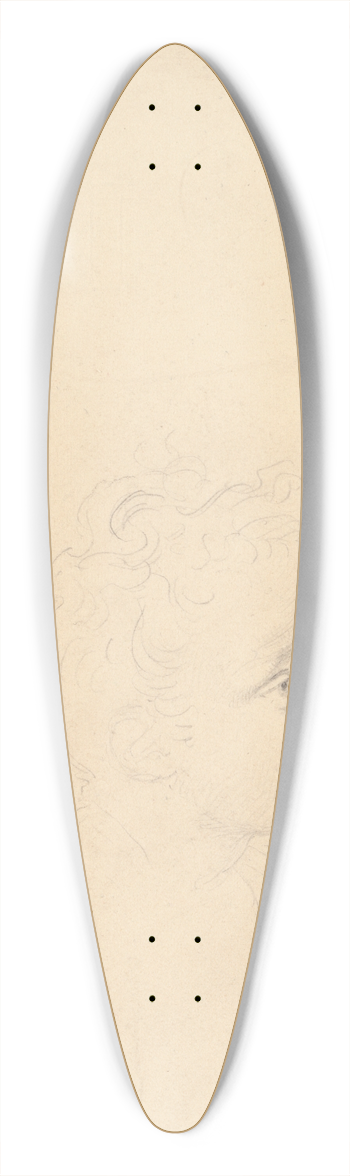 John Linnell - Study for Master William Wilberforce 39.3 inch art pintail longboard deck