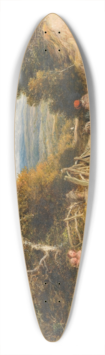 John Linnell - The brook 39.3 inch art pintail longboard deck