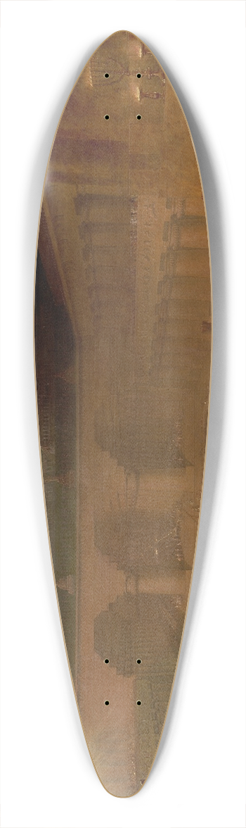 John Martin - Belshazzars Feast 39.3 inch art pintail longboard deck