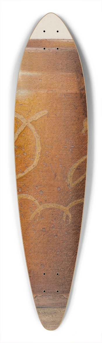 John Matulis - Spice Jar 39.3 inch art pintail longboard deck