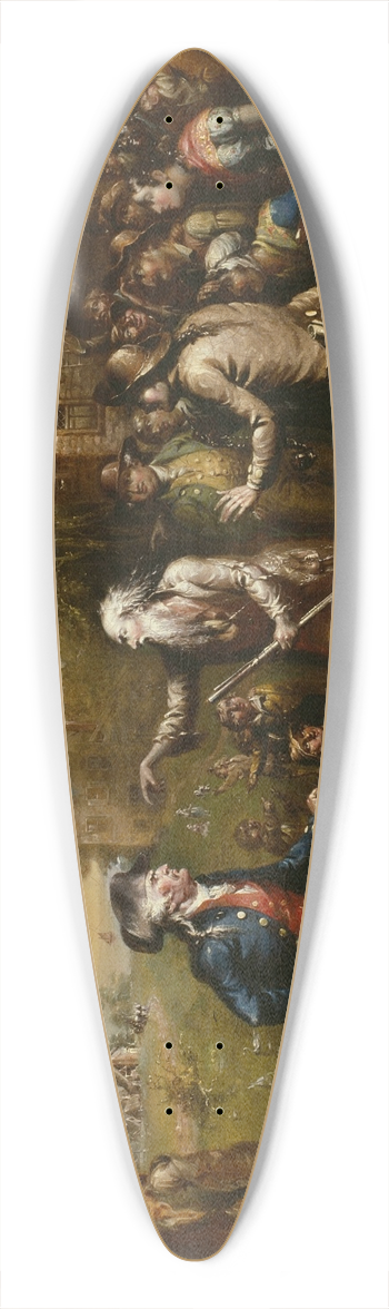John Quidor - Rip Van Winkle 39.3 inch art pintail longboard deck