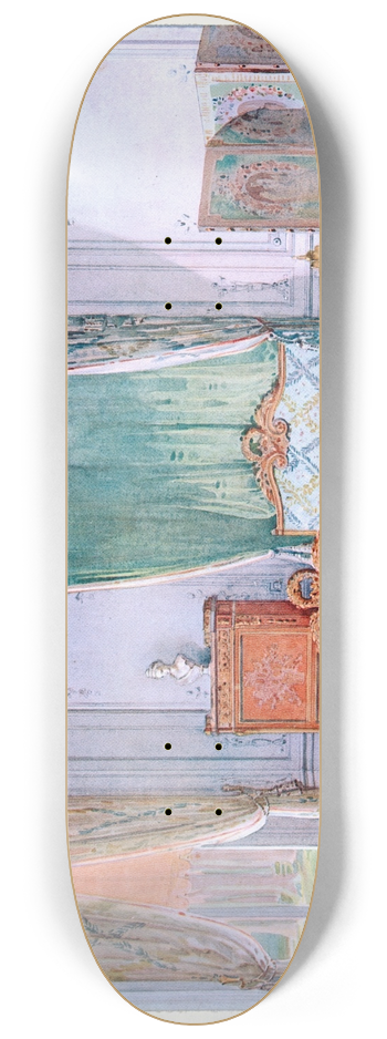 Georges Rmon - Chambre a coucher Louis XVI, peinte en gris. 8.25 inch art skate deck