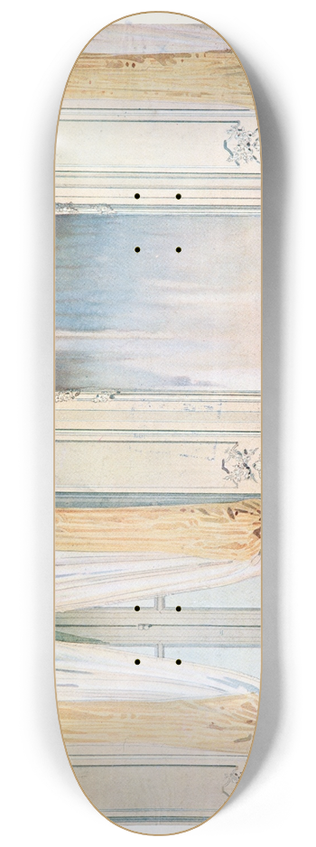 Georges Rmon - Chambre a coucher transition. 8.25 inch art skate deck
