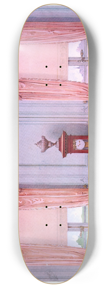 Georges Rmon - Dcor des fentres du salon dattente. 8.25 inch art skate deck