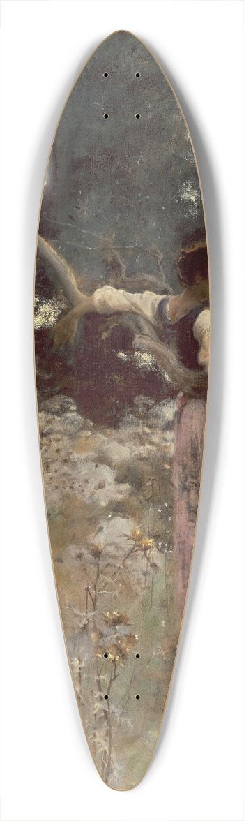 John Singer Sargent - A Capriote 39.3 inch art pintail longboard deck