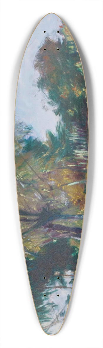 John Singer Sargent - At Broadway 39.3 inch art pintail longboard deck
