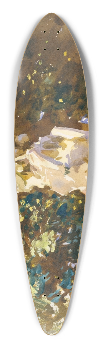 John Singer Sargent - Boboli Garden, Florence 39.3 inch art pintail longboard deck