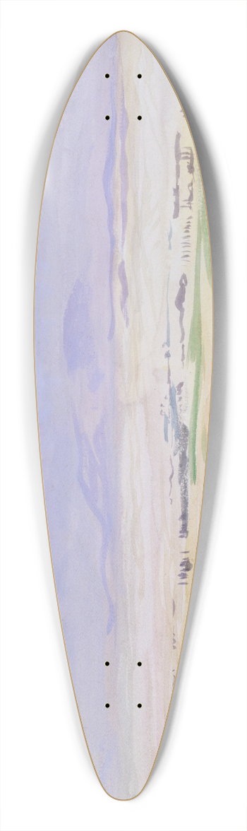 John Singer Sargent - From vila 39.3 inch art pintail longboard deck