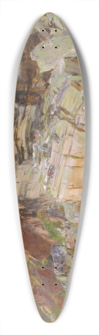 John Singer Sargent - In the Simplon Valley 39.3 inch art pintail longboard deck