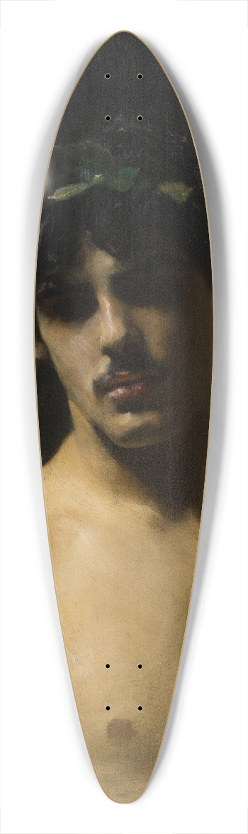 John Singer Sargent - Man Wearing Laurels 39.3 inch art pintail longboard deck