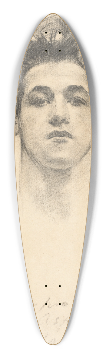 John Singer Sargent - Olimpio Fusco 39.3 inch art pintail longboard deck