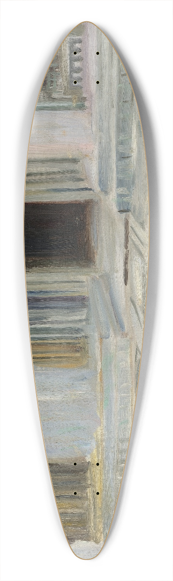 John Singer Sargent - Pavement 39.3 inch art pintail longboard deck
