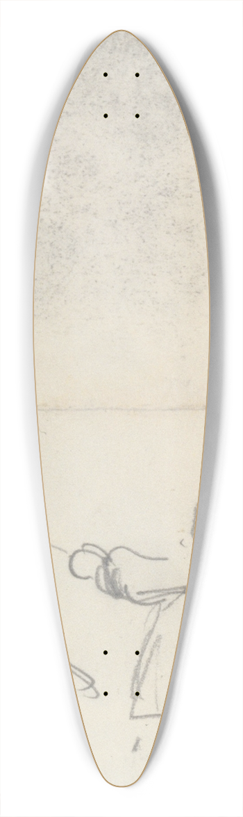John Singer Sargent - Sailor 39.3 inch art pintail longboard deck