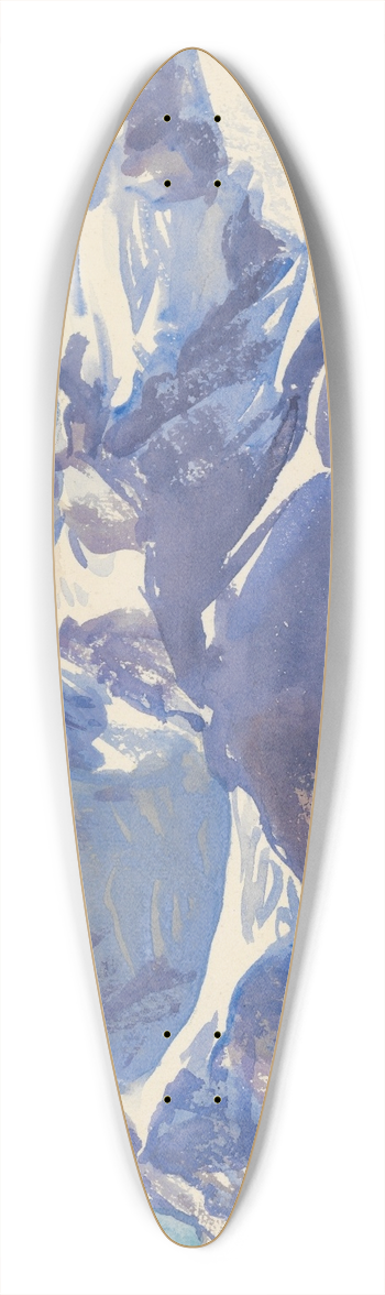 John Singer Sargent - Snow 39.3 inch art pintail longboard deck