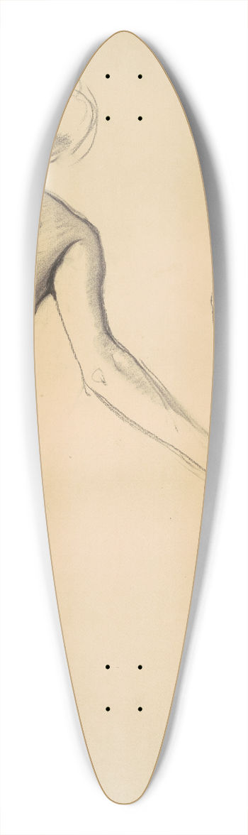 John Singer Sargent - Studies for Dancing Figures 39.3 inch art pintail longboard deck