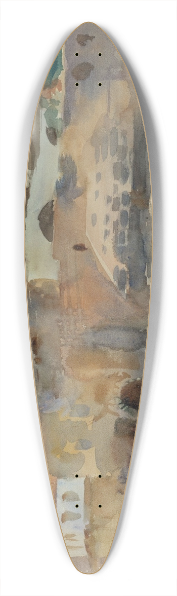 John Singer Sargent - Tiberias 39.3 inch art pintail longboard deck