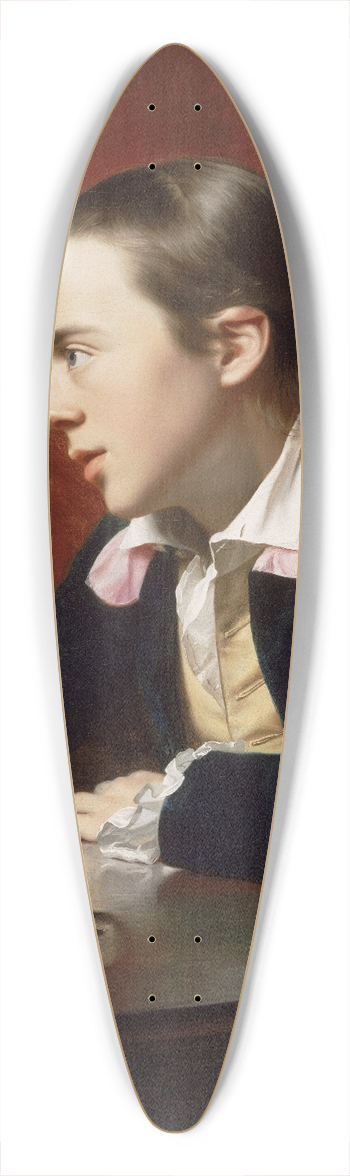 John Singleton Copley - A Boy With A Flying Squirrel (Henry Pelham) 39.3 inch art pintail longboard deck