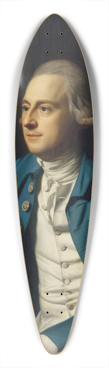 John Singleton Copley - Gulian Verplanck 39.3 inch art pintail longboard deck