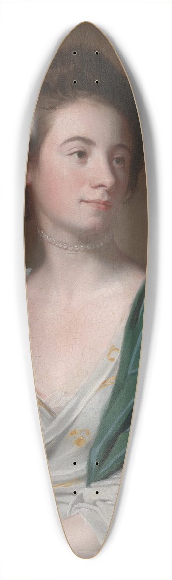 John Singleton Copley - Mrs. Robert Hyde 39.3 inch art pintail longboard deck
