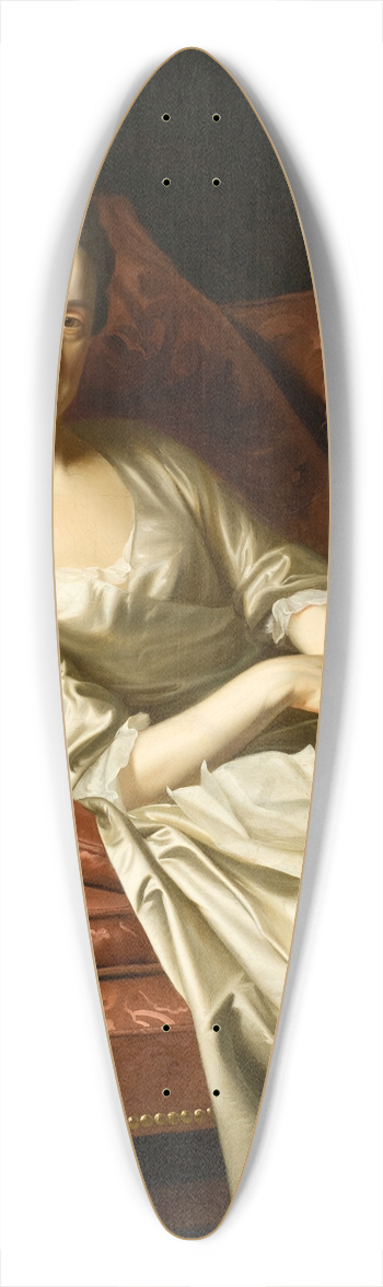 John Singleton Copley - Portrait Of A Lady 39.3 inch art pintail longboard deck