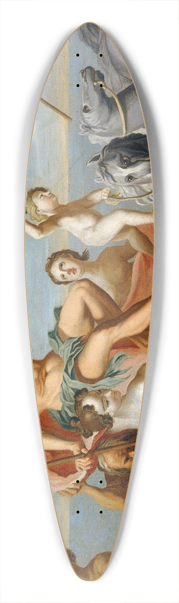 John Singleton Copley - The Return of Neptune 39.3 inch art pintail longboard deck