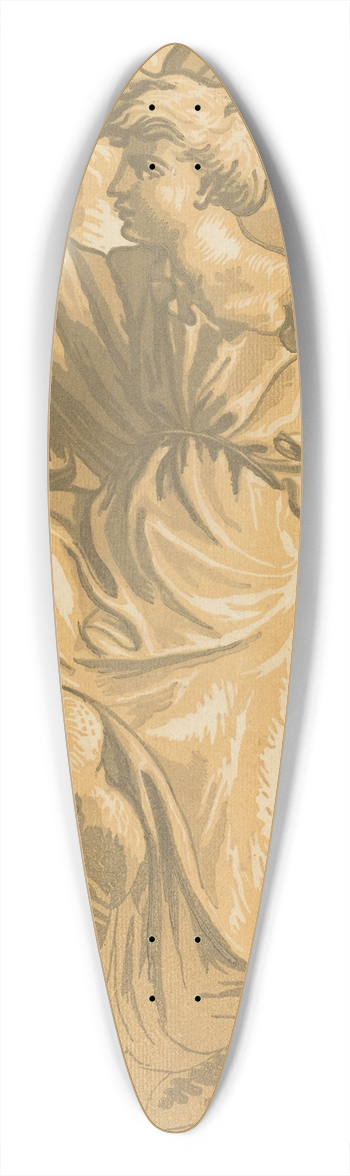 John Skippe - Saint John the Evangelist 39.3 inch art pintail longboard deck