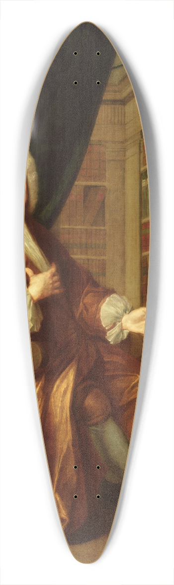 John Smibert - Benjamin Moreland, High Master of St. Pauls School 39.3 inch art pintail longboard deck