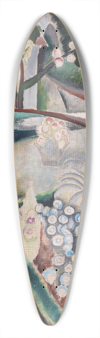 John Sten - Garden 39.3 inch art pintail longboard deck