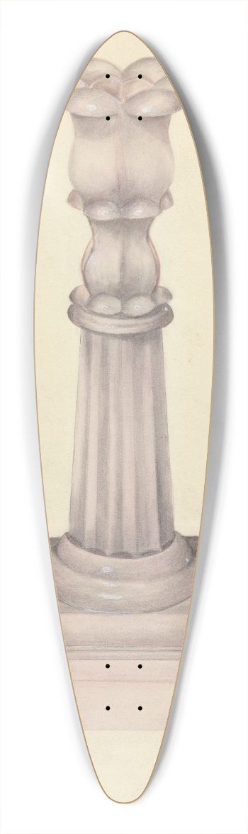 John Tarantino - Candlestick 39.3 inch art pintail longboard deck