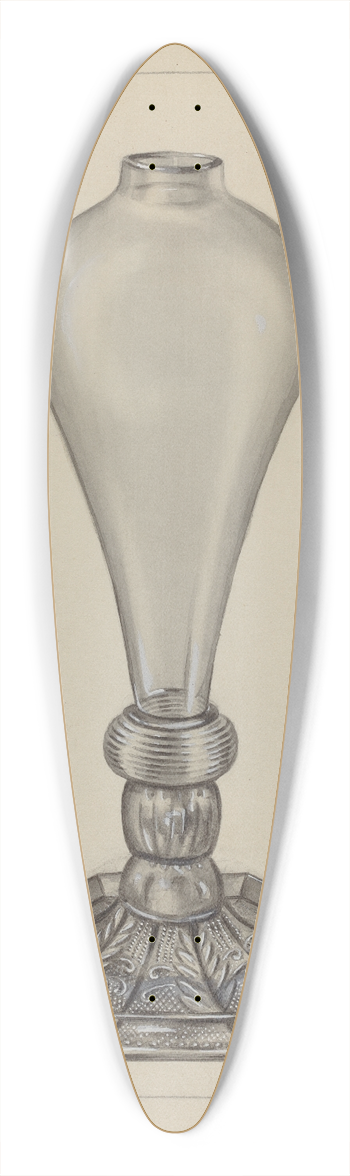 John Tarantino - Lamp 39.3 inch art pintail longboard deck