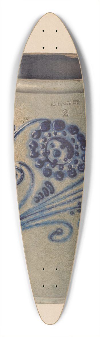 John Tarantino - Two Gallon Crock 39.3 inch art pintail longboard deck