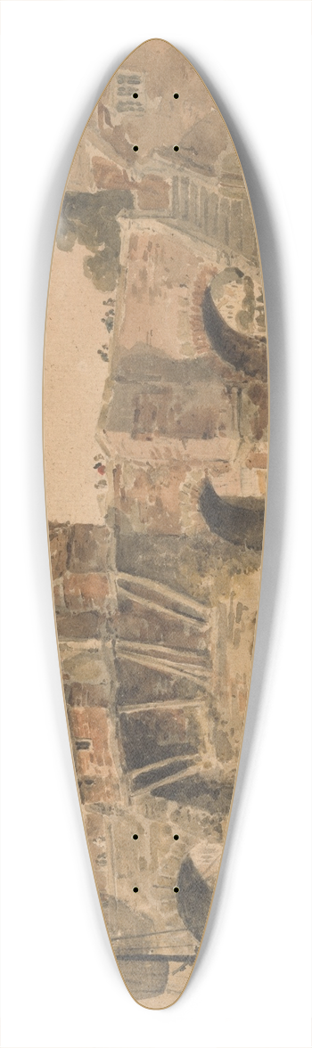 John Thirtle - Bridgnorth 39.3 inch art pintail longboard deck