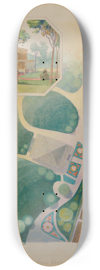 George Stonehill - J. Audubon Estate 8.25 inch art skate deck
