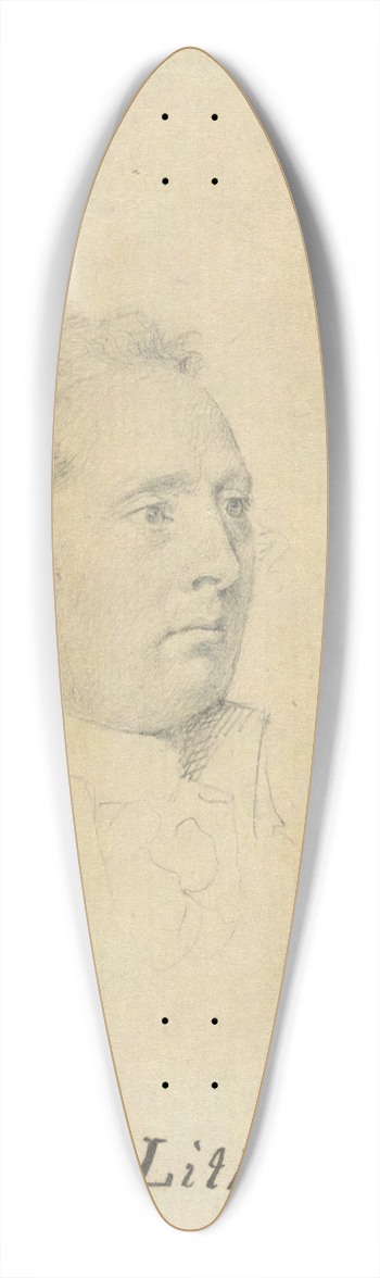 John Trumbull - MajorLithgow 39.3 inch art pintail longboard deck