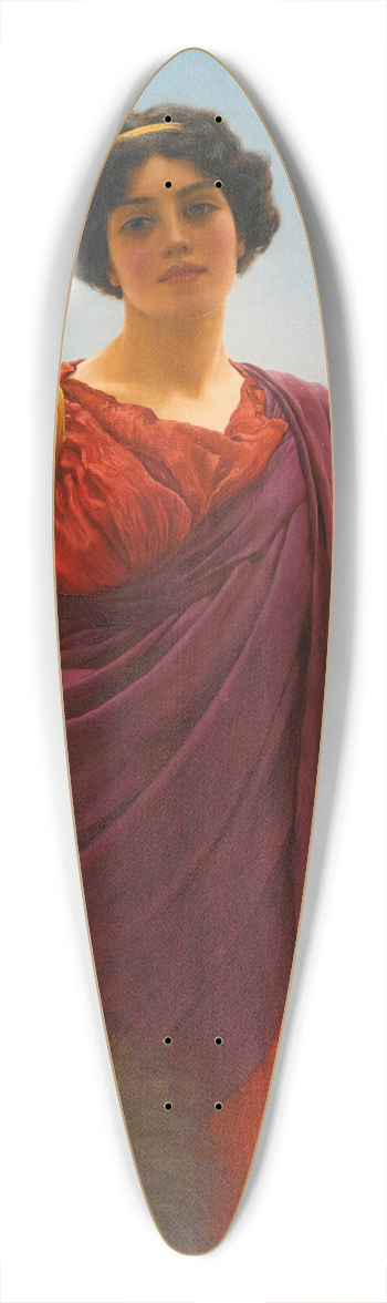 John William Godward - Rendez-Vous 39.3 inch art pintail longboard deck